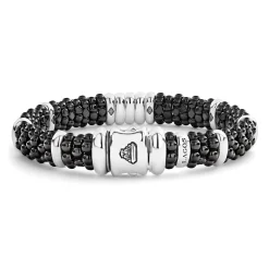 Best Sale LAGOS Three Station Ceramic Diamond Bracelet | 9Mm