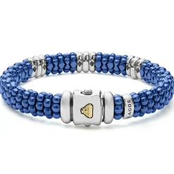 Cheap LAGOS Three Station Ceramic Diamond Bracelet | 9Mm