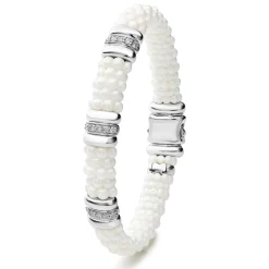 Online LAGOS Three Station Ceramic Diamond Bracelet | 9Mm