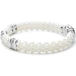 Online LAGOS Three Station Ceramic Diamond Bracelet | 9Mm