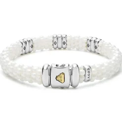 Online LAGOS Three Station Ceramic Diamond Bracelet | 9Mm