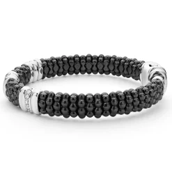 Discount LAGOS Three Station Ceramic Diamond Bracelet | 9Mm