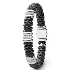 Discount LAGOS Three Station Ceramic Diamond Bracelet | 9Mm