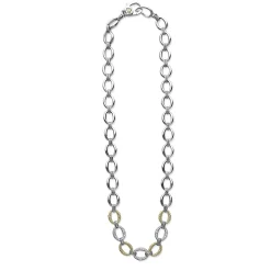 Outlet LAGOS Three Station Diamond Link Necklace