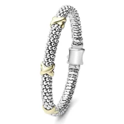 Fashion LAGOS Three Station X Caviar Bracelet | 6Mm