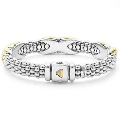 Best Sale LAGOS Three Station X Caviar Bracelet | 9Mm