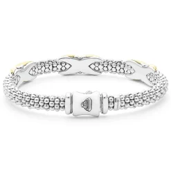 Fashion LAGOS Three Station X Caviar Bracelet | 6Mm