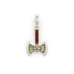 Fashion LAGOS Tiger Eye Axe Amulet