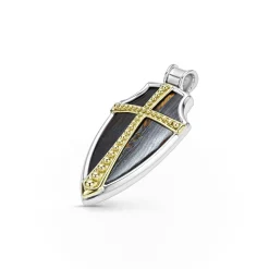 Cheap LAGOS Tiger Iron Shield Amulet