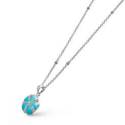 Online LAGOS Turquoise Flower Pendant Necklace