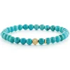 Best LAGOS Turquoise Gold Station Bead Bracelet