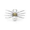 Clearance LAGOS Two Tone Pearl Spider Pin