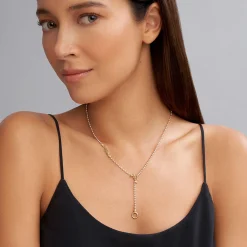 Cheap LAGOS Two-Tone Beaded Toggle Necklace