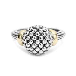 Discount LAGOS Two-Tone Caviar Ball Ring