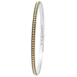 Best LAGOS Two-Tone Caviar Beaded Bangle