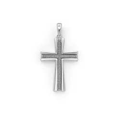 Flash Sale LAGOS Two-Tone Caviar Beaded Cross Amulet