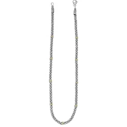 Discount LAGOS Two-Tone Caviar Beaded Necklace | 5Mm