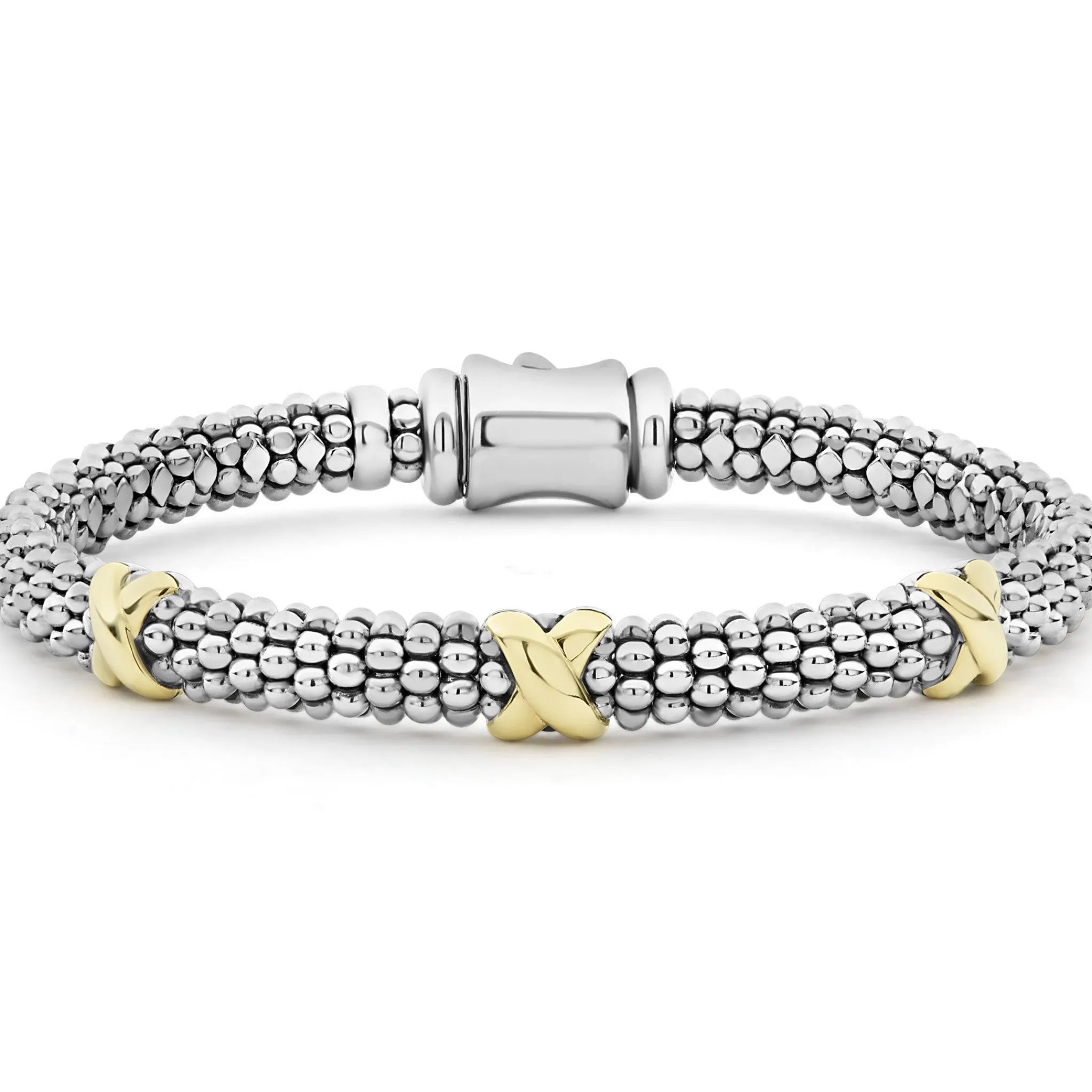 Outlet LAGOS Two-Tone Caviar Bracelet Gift Set