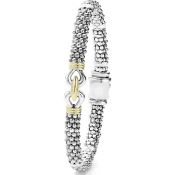 Flash Sale LAGOS Two-Tone Caviar Buckle Bracelet | 6Mm
