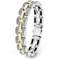 Discount LAGOS Two-Tone Caviar Link Bracelet