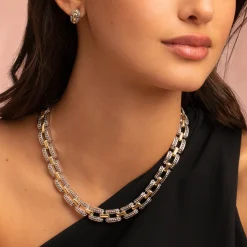 Sale LAGOS Two-Tone Caviar Link Necklace