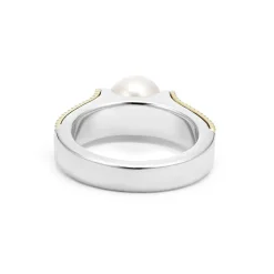 Discount LAGOS Two-Tone Caviar Pearl Ring