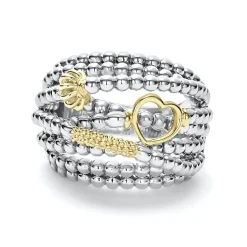 Discount LAGOS Two-Tone Caviar Statement Ring