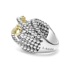 Discount LAGOS Two-Tone Caviar Statement Ring