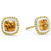 Outlet LAGOS Two-Tone Citrine Stud Earrings