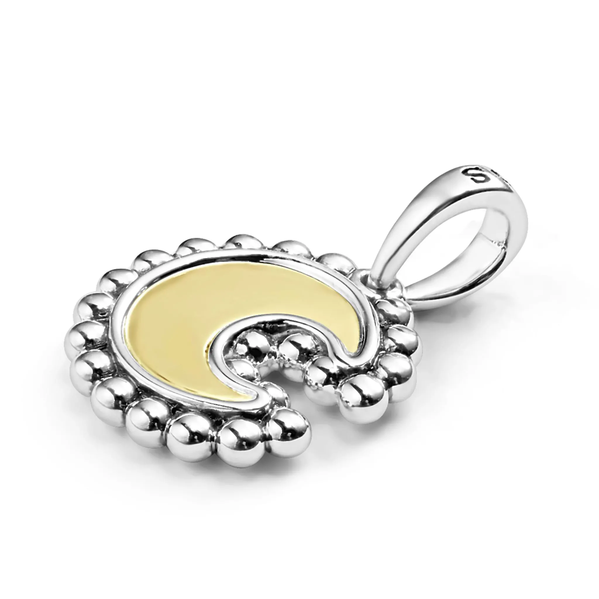 Clearance LAGOS Two-Tone Crescent Charm