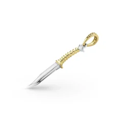 Hot LAGOS Two-Tone Dagger Amulet