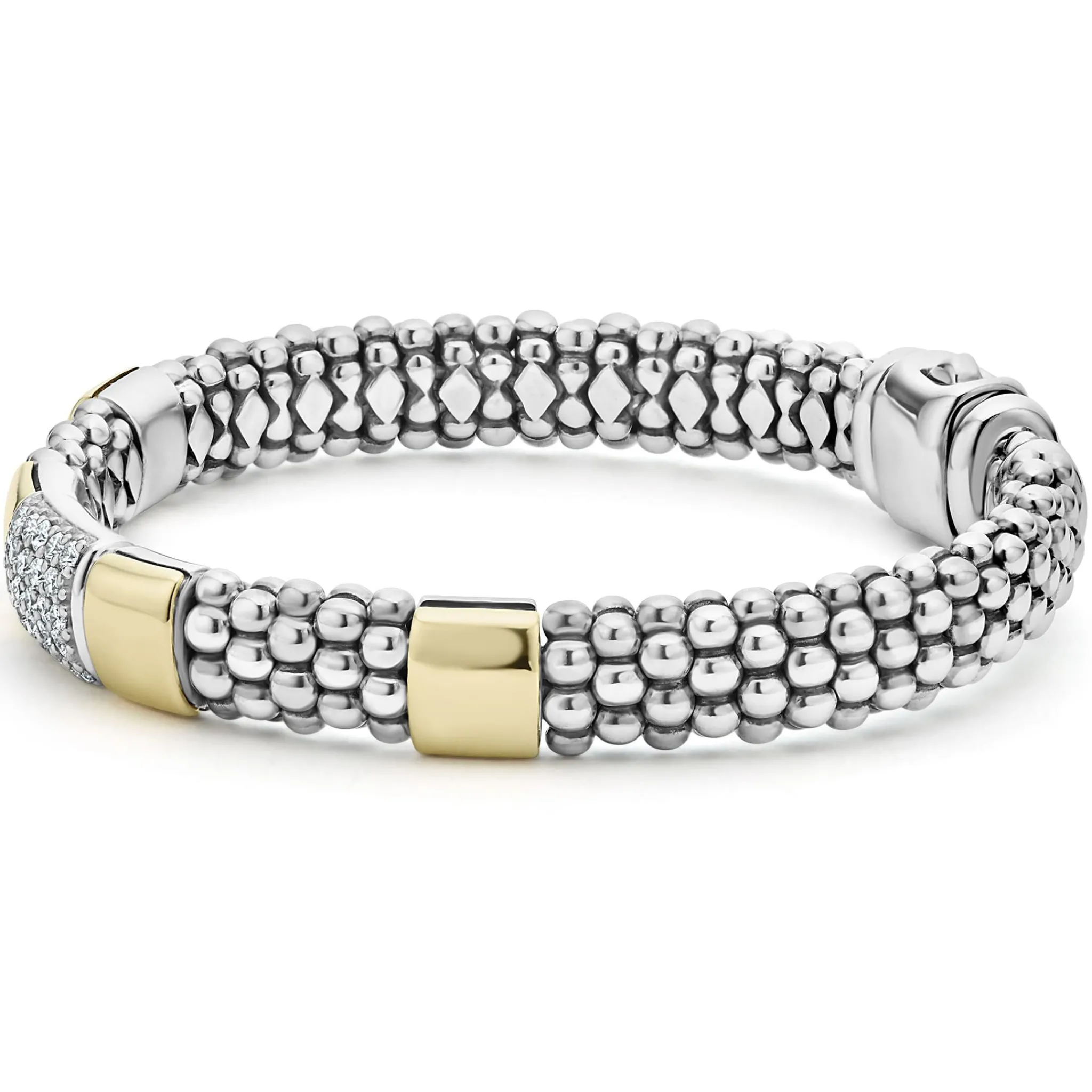 Discount LAGOS Two-Tone Diamond Bracelet | 9Mm