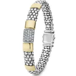 Discount LAGOS Two-Tone Diamond Bracelet | 9Mm