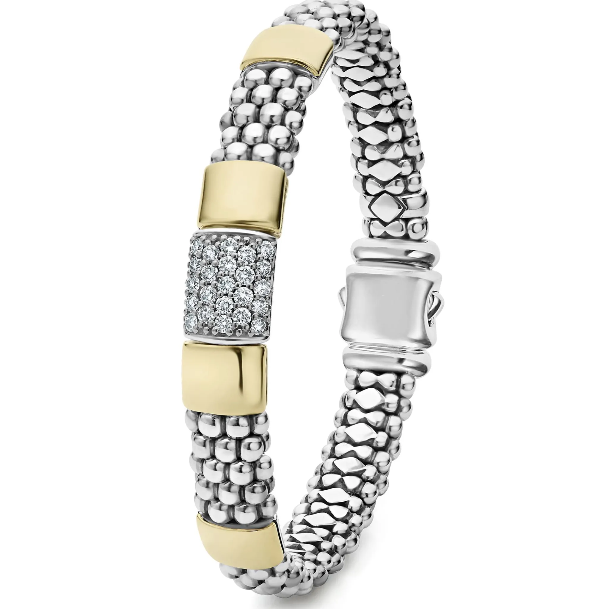 Discount LAGOS Two-Tone Diamond Bracelet | 9Mm