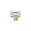 Cheap LAGOS Two-Tone Diamond Caviar Beaded Link