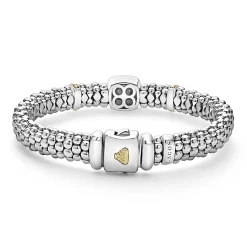 Online LAGOS Two-Tone Diamond Caviar Bracelet | 9Mm