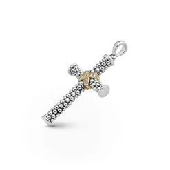 Best LAGOS Two-Tone Diamond Cross Amulet