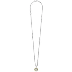 Store LAGOS Two-Tone Diamond Pendant Necklace