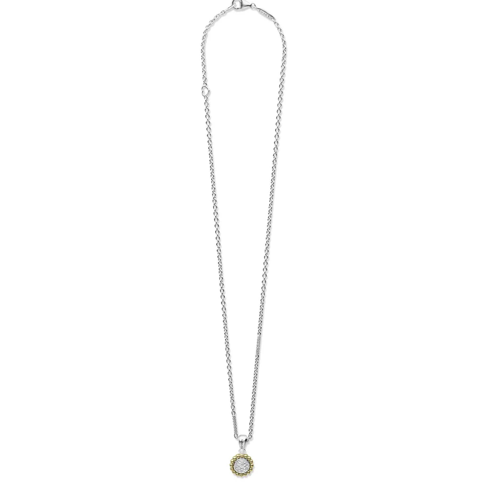 Cheap LAGOS Two-Tone Diamond Pendant Necklace