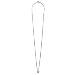 Fashion LAGOS Two-Tone Diamond Pendant Necklace