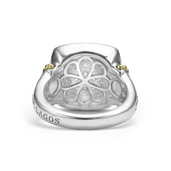 Best LAGOS Two-Tone Diamond Square Ring