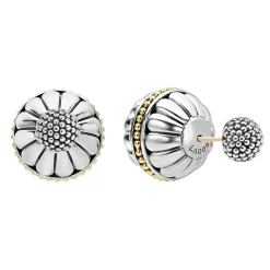 Best Sale LAGOS Two-Tone Fluted Earring Backs