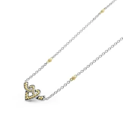 Clearance LAGOS Two-Tone Heart Chain Necklace