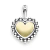 Fashion LAGOS Two-Tone Heart Charm