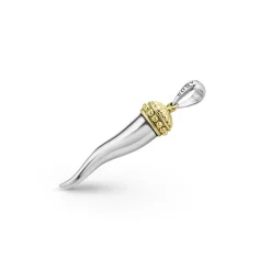New LAGOS Two-Tone Horn Amulet