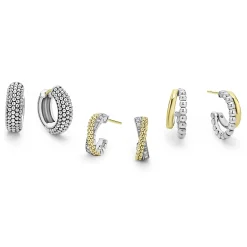 Flash Sale LAGOS Two-Tone Huggie Earring Gift Set