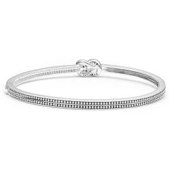 Outlet LAGOS Two-Tone Knot Diamond Cuff Bracelet