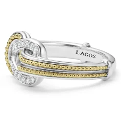 Cheap LAGOS Two-Tone Knot Diamond Ring