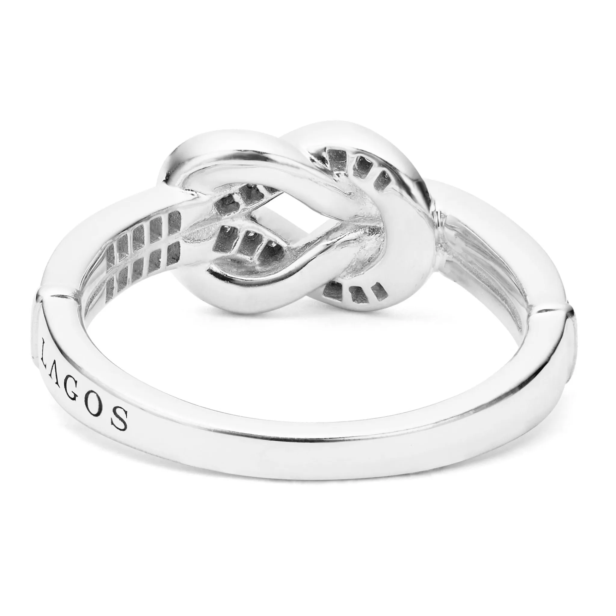 Discount LAGOS Two-Tone Knot Diamond Ring