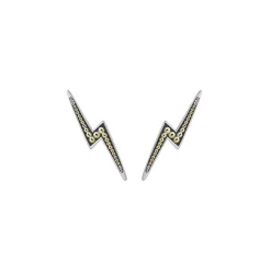 Best LAGOS Two-Tone Lightning Bolt Stud Earrings